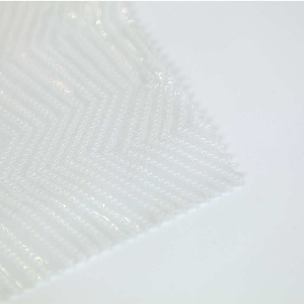 透明TPU复合面料 密集型W超声波压花 高周波压棉面料