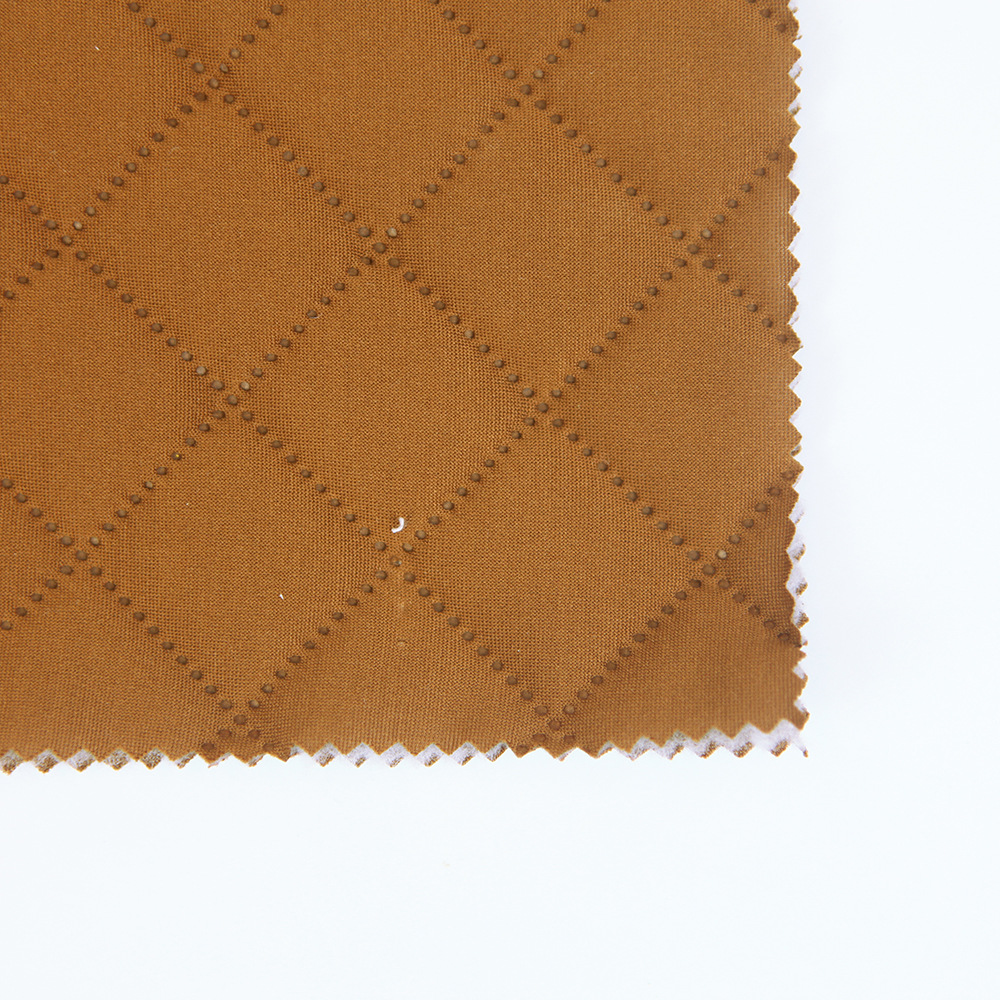 牛奶丝 5公分对角线超声波压花服装 秋冬汽车用品面料 厂家直供