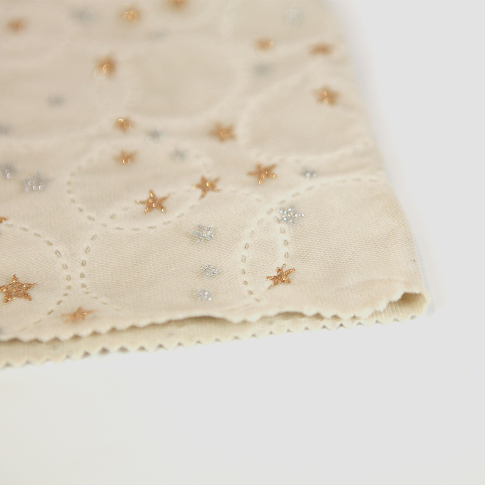 网布洒金杏色丽丝绒 228g双圆圈超声波面料 全涤家访面料