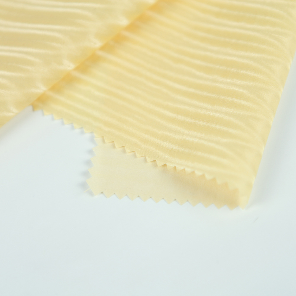 50D全尼龙高光条面料 染色高光条纹尼龙布 春夏季休闲服时装面料