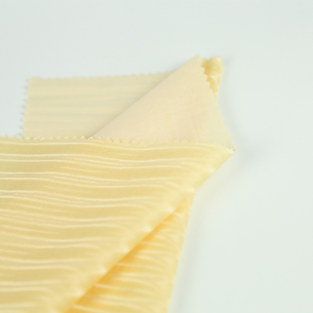 50D全尼龙高光条面料 染色高光条纹尼龙布 春夏季休闲服时装面料