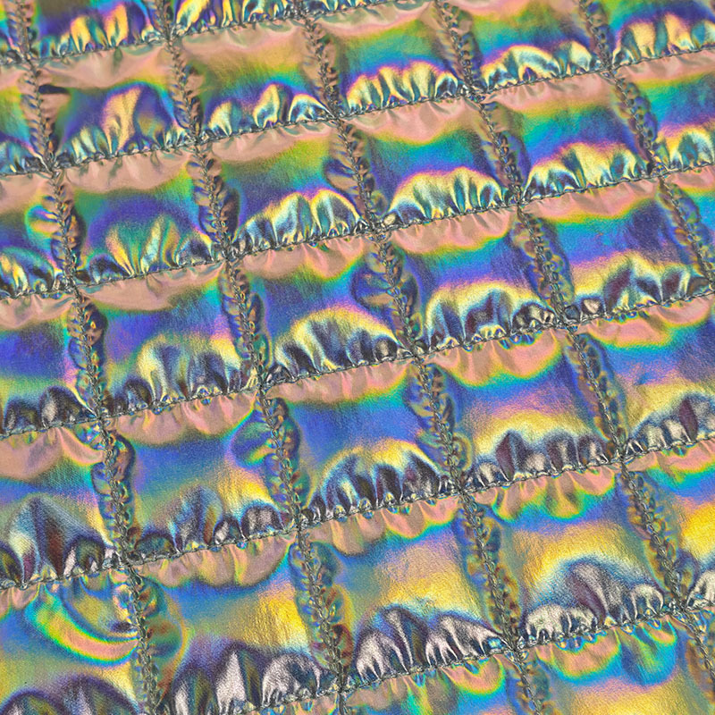 绗缝棉布料衍缝绗棉布料羽绒服面料箱包夹棉布云朵包棉服内胆童装