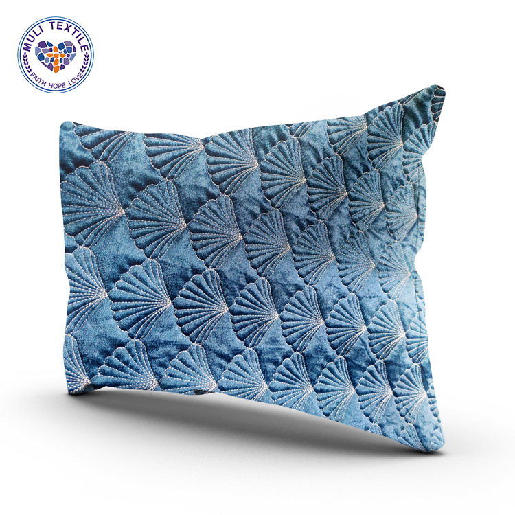 荷兰绒 贝壳花型 绗缝夹棉 滴塑防滑 汽车坐垫 沙发垫布料批发