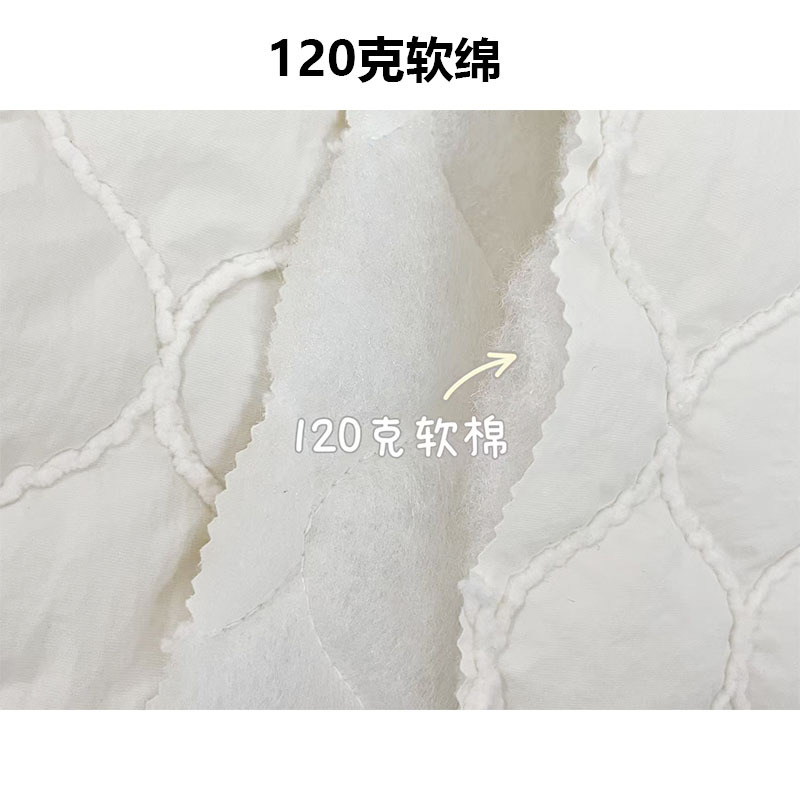 定制新品葫芦花生锈夹棉布马甲外套包包宠物用品面料绗棉绣花布