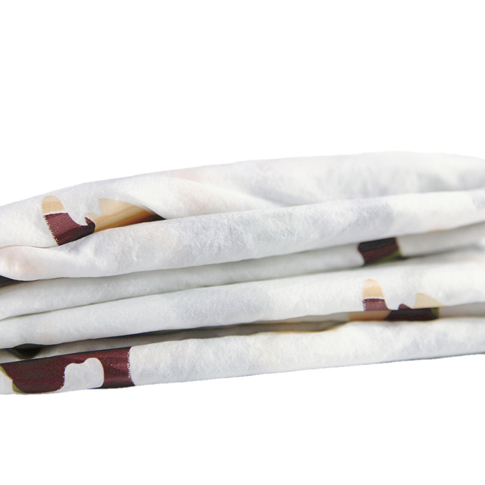 尼龙迷彩烫金印花轻薄冰感防晒服羽绒服面料现货批发