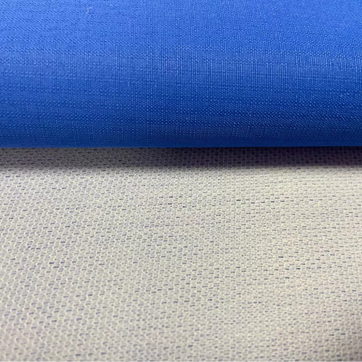 可定制150G全涤双线格PU涂层复合针织布志愿者服装校服面