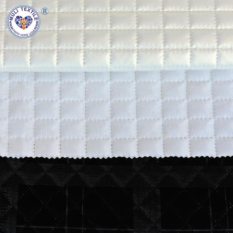 格子超声波压花 棉服羽绒服包包夹棉冲锋衣户外服装雪挡