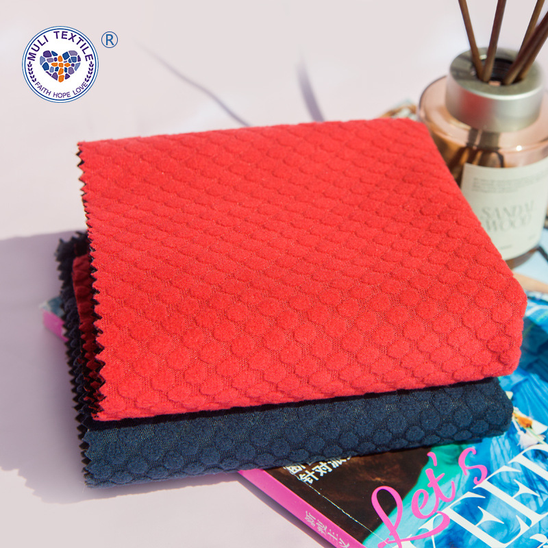 春亚纺四面弹摇粒绒复合面料布弹力布防水tpu功能性冲锋衣工装马