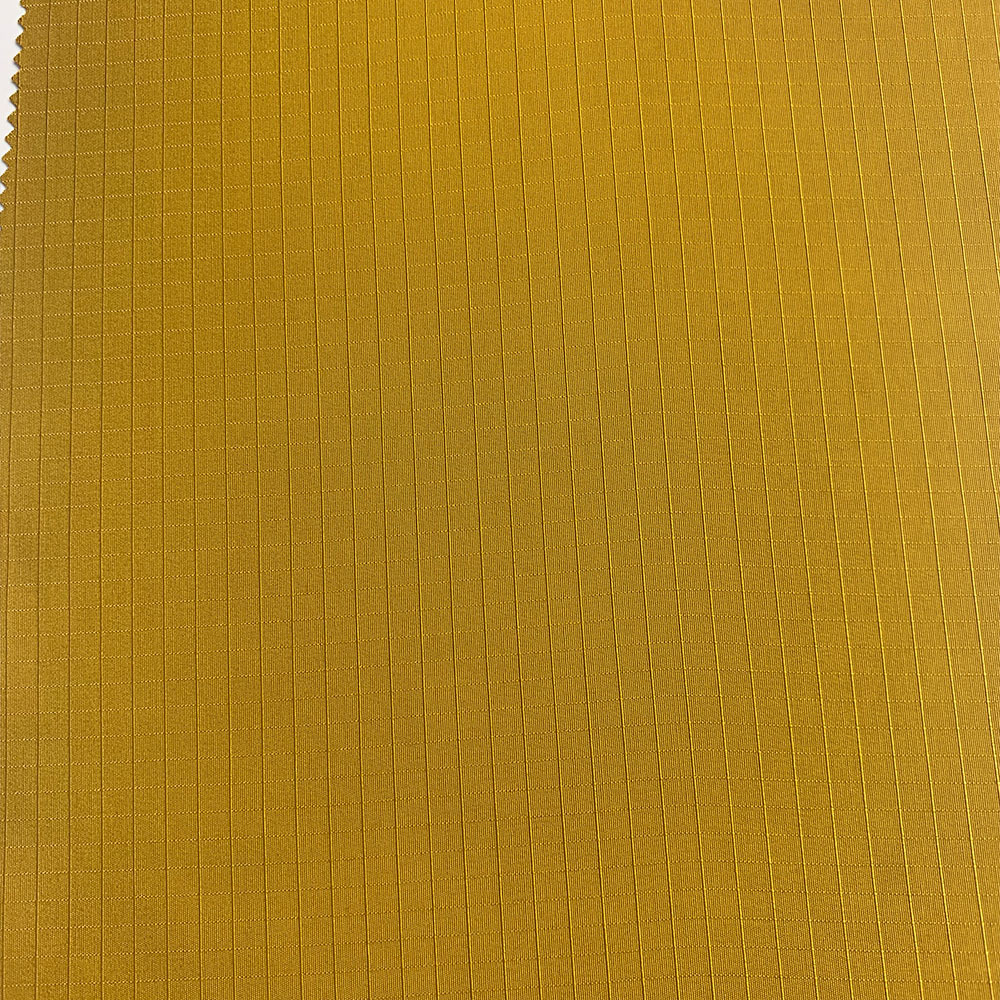 0.5cm正方格提花 棉服羽绒服裤装时装面料 秋冬涤纶面料 现货