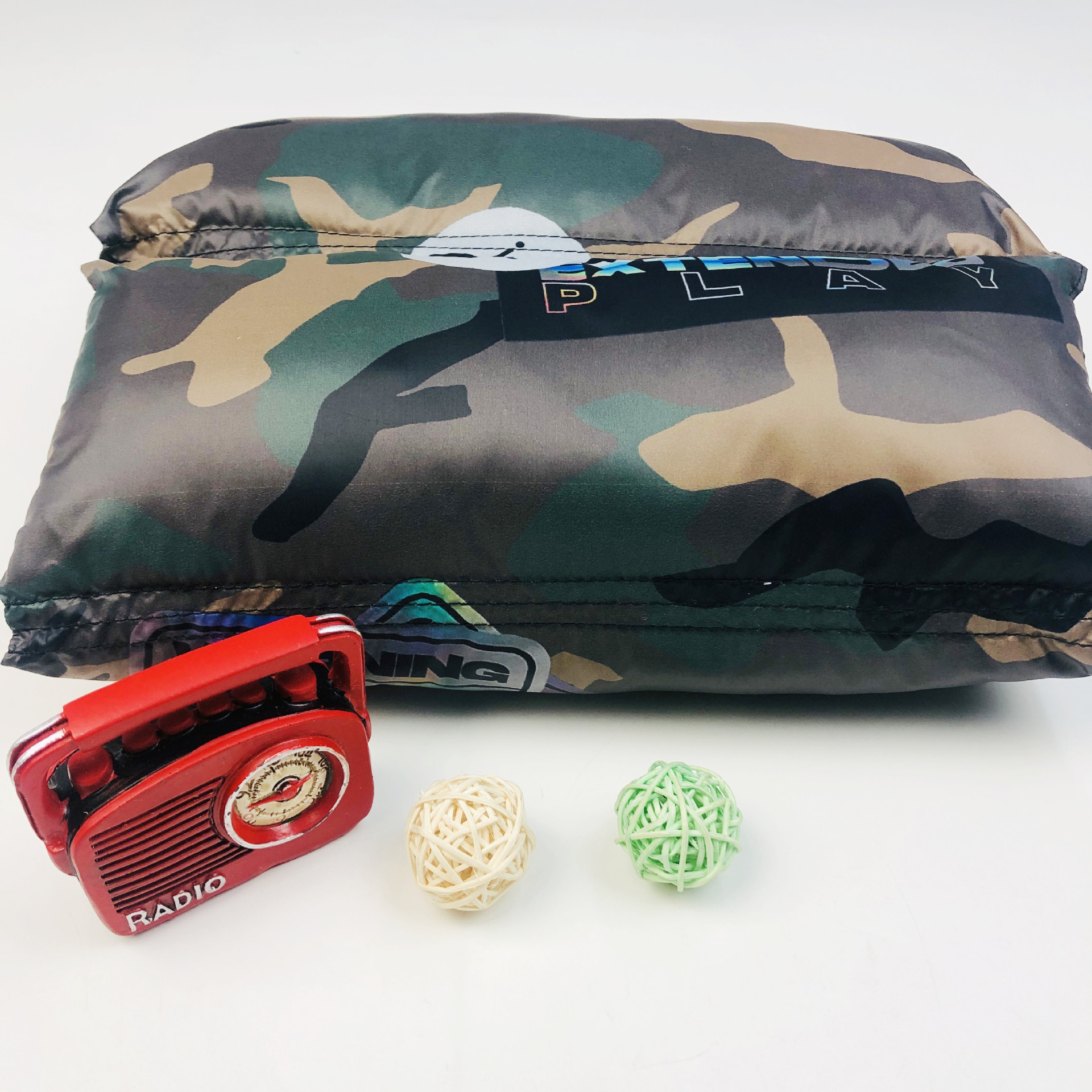 尼龙布迷彩印花面料扎染风格棉服羽绒服面料服装辅料布料批发定制