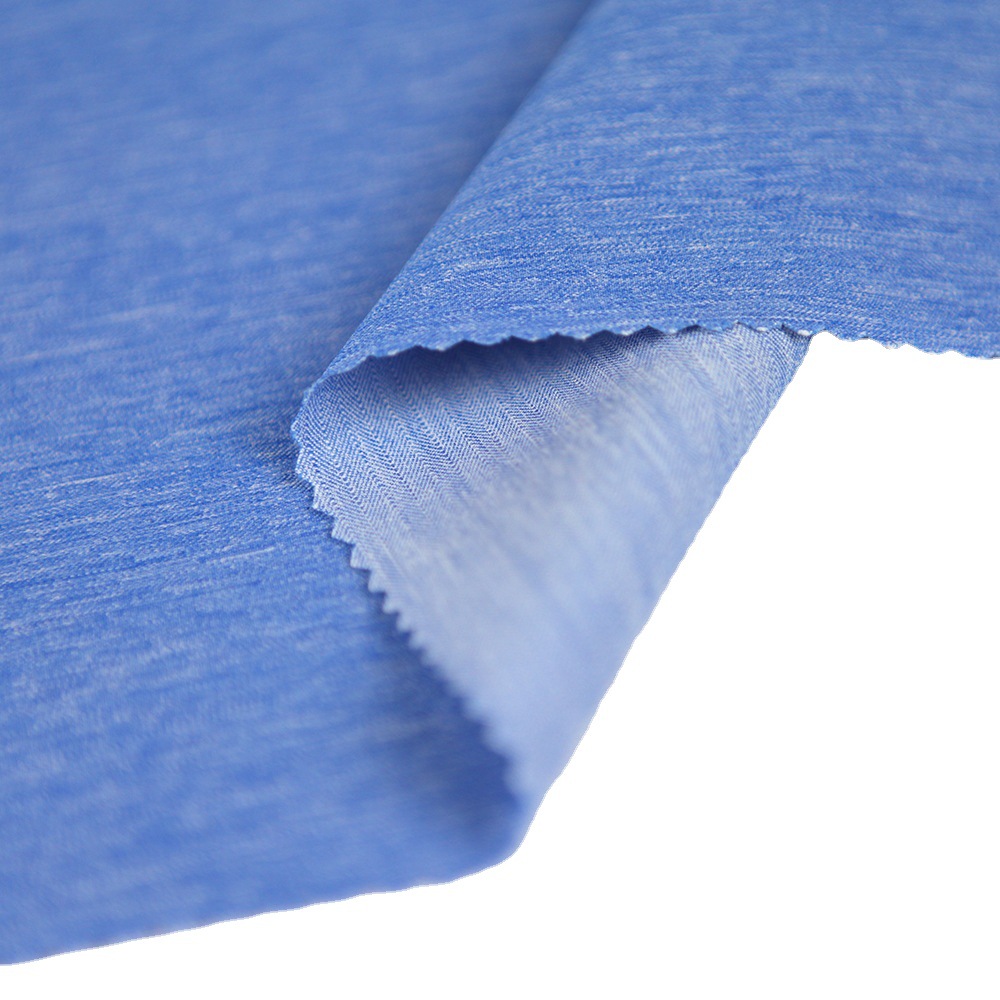 自有工厂 0.5cm正方格提花羽绒服棉服春秋时装涤纶面料