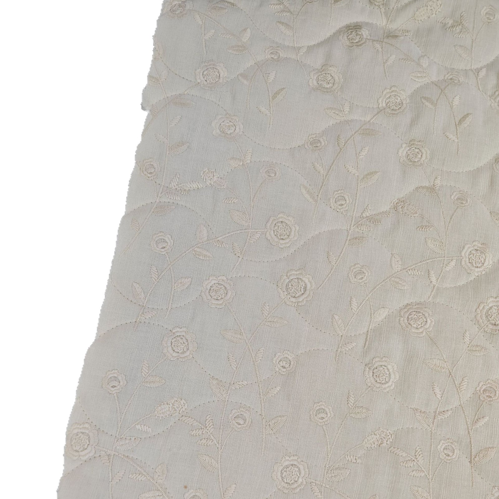 定制横条葫芦加上平绣夹棉面料绣花布刺绣抱枕棉服精致绣花绗缝