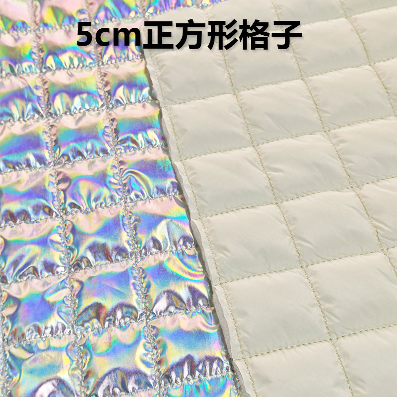 绗缝棉布料衍缝绗棉布料羽绒服面料箱包夹棉布云朵包棉服内胆童装